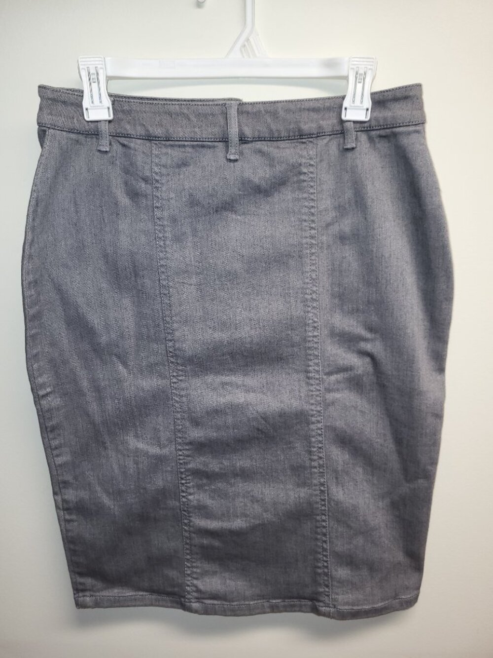 Banana Republic Gray Button Front Pencil Skirt Women's Size 6 - Picture 2 of 11